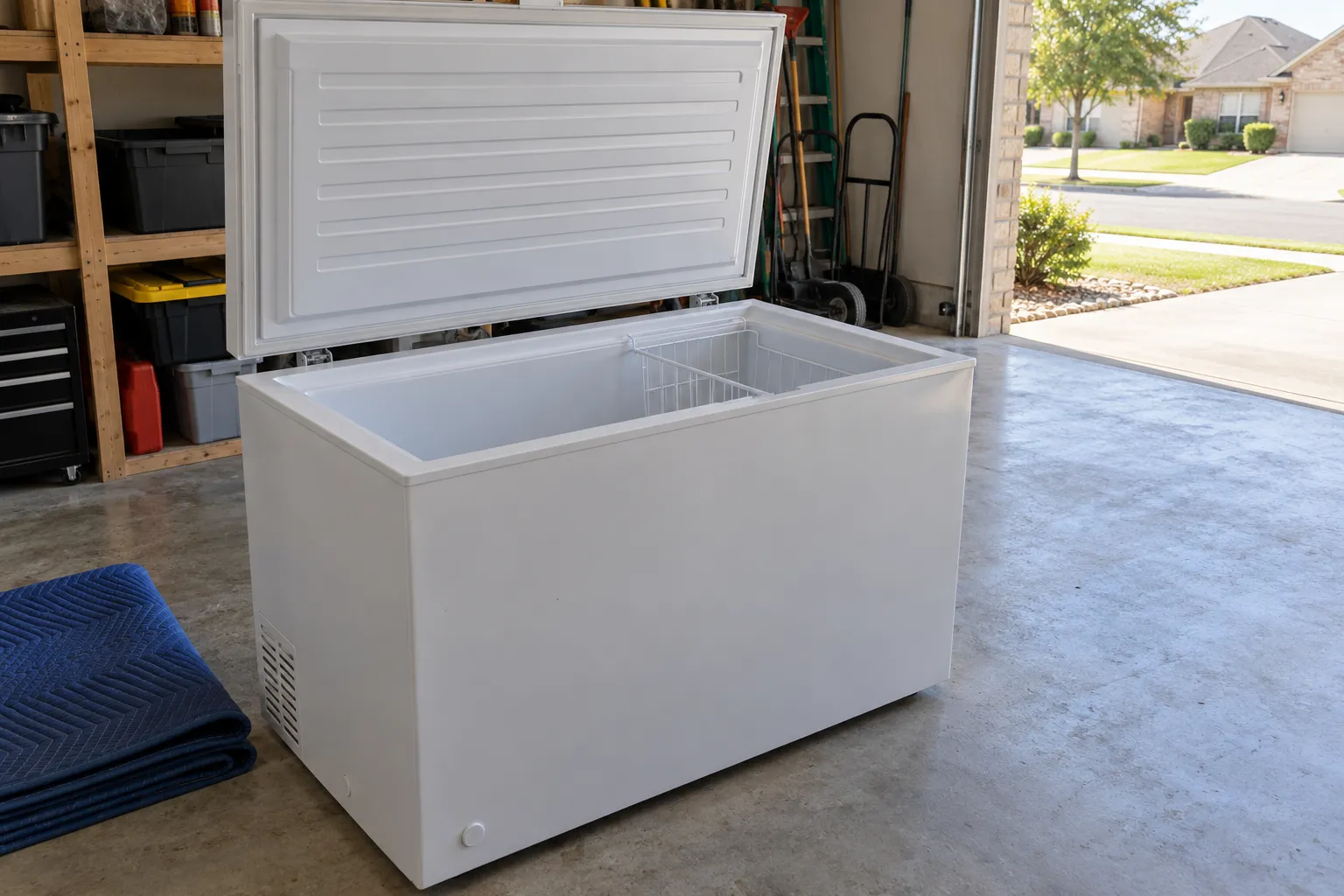 Freezer preparation and equipment