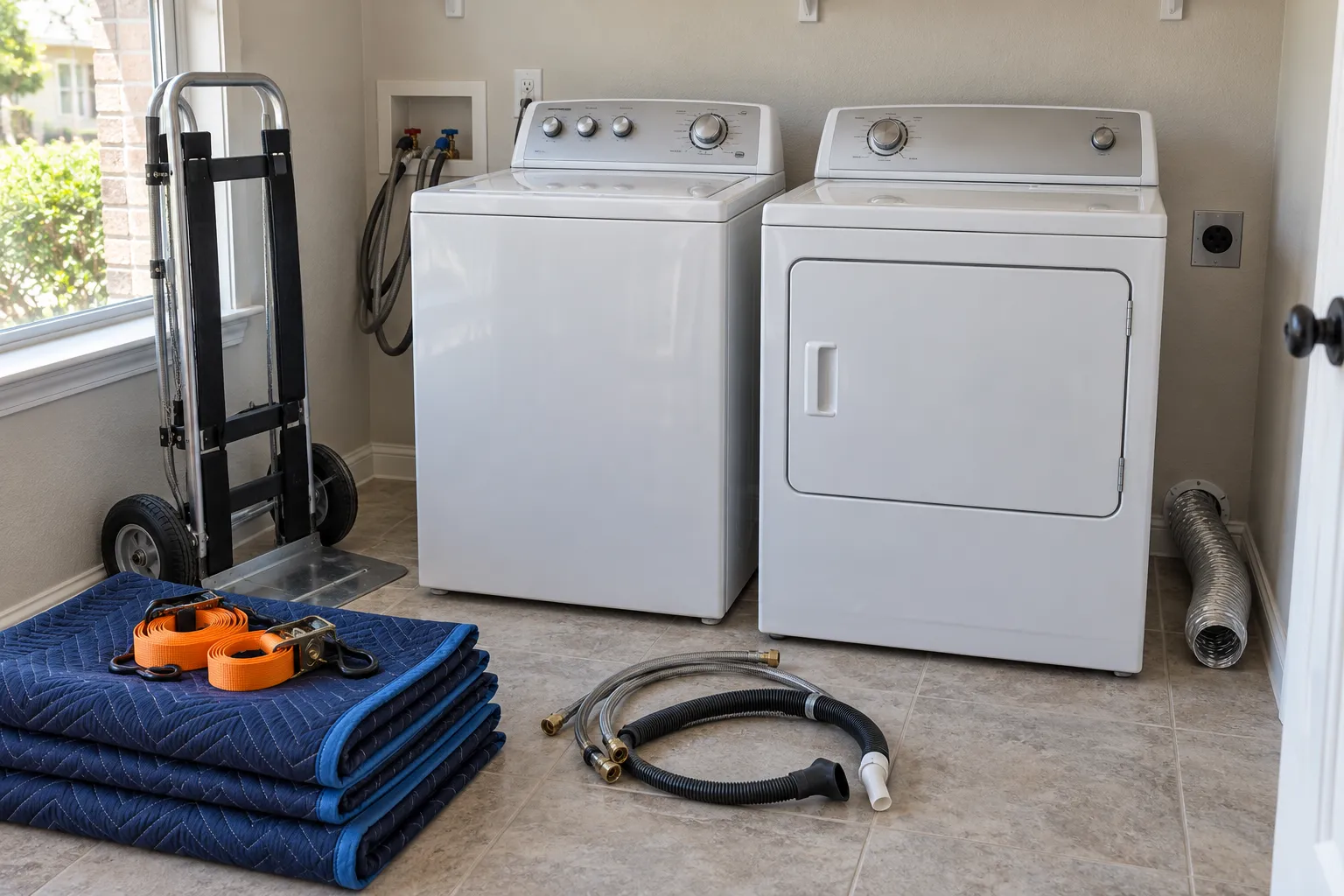 A washer and dryer pickup checklist for your laundry room