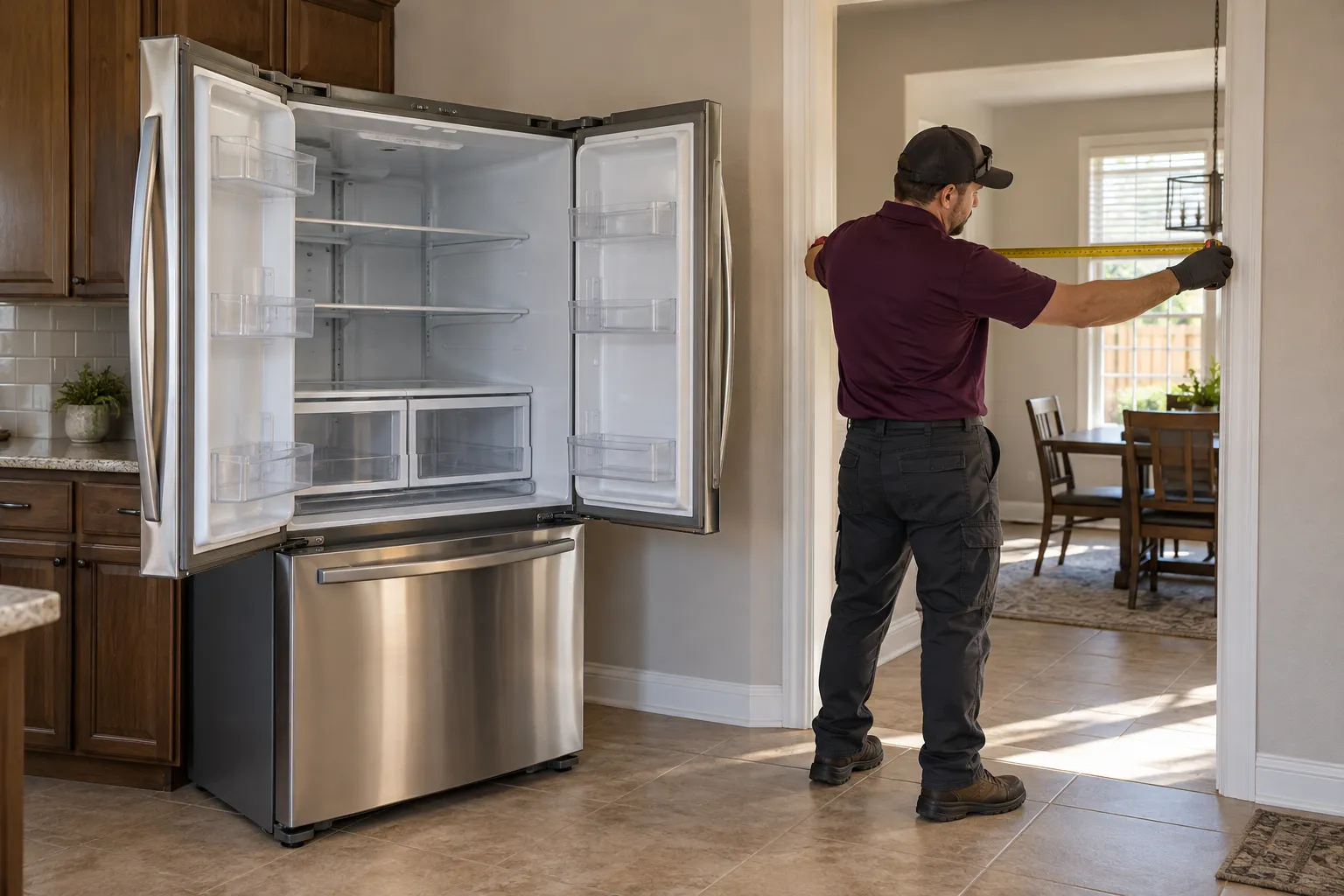 What to do before a refrigerator or freezer pickup